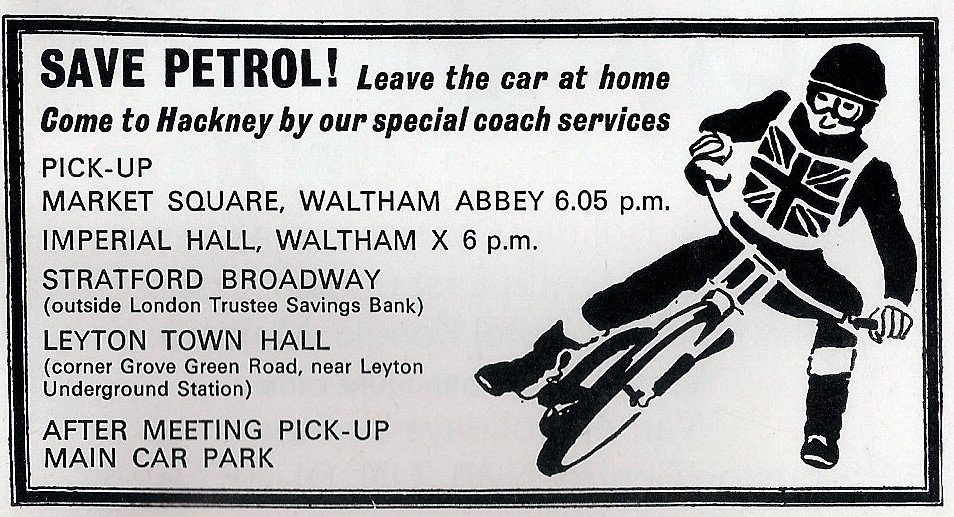 UprightSpeedway's tweet photo. I'd take no notice of this advert if I were you. I waited until gone 7 at Imperial Hall, Waltham X & no coach turned up #Frustrated #FakeBus https://t.co/N06bWBzj35