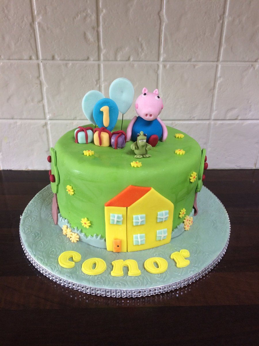 #peppapig #cake #birthday #fondant #chocolate