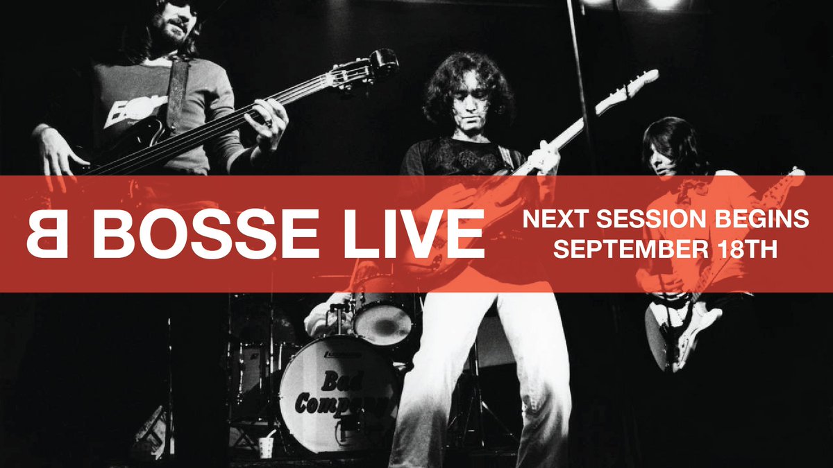 Learn more about Bad Company, and how their music has influenced the Bosse LIVE program: bit.ly/2wQWaSl