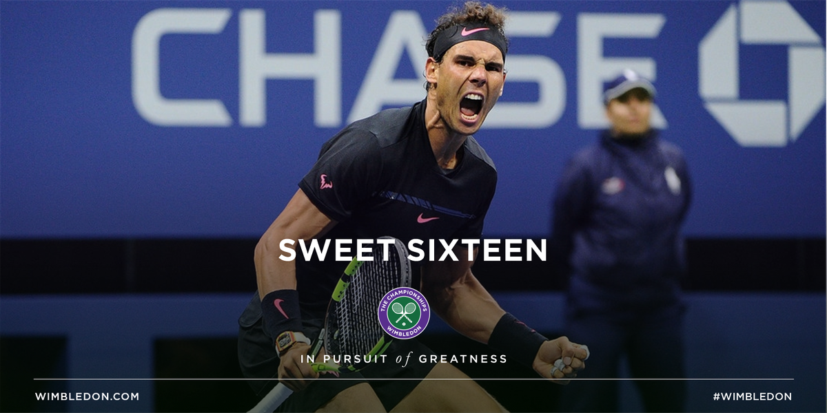 Wimbledon's tweet photo. Rafael Nadal reigns again in New York 👑

The Spaniard beats Kevin Anderson to win the US Open and claim his 16th Grand Slam title 🏆 https://t.co/NDAgAeR3y9