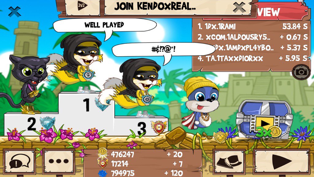 playboyjj3's tweet photo. I just played a golden fox! #funrun2 #1RAMI #1ALDOUSRY502 #1TAxXDiorxX https://t.co/AbvyXl5e74