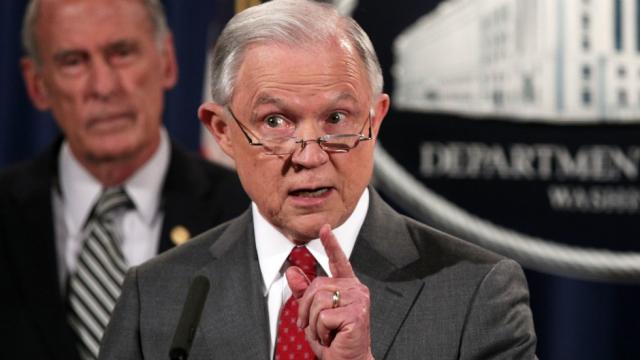 thehill's tweet photo. Sessions considering giving lie detector tests to entire National Security Council: report https://t.co/PddisNA23F https://t.co/X0uXcO0Ona