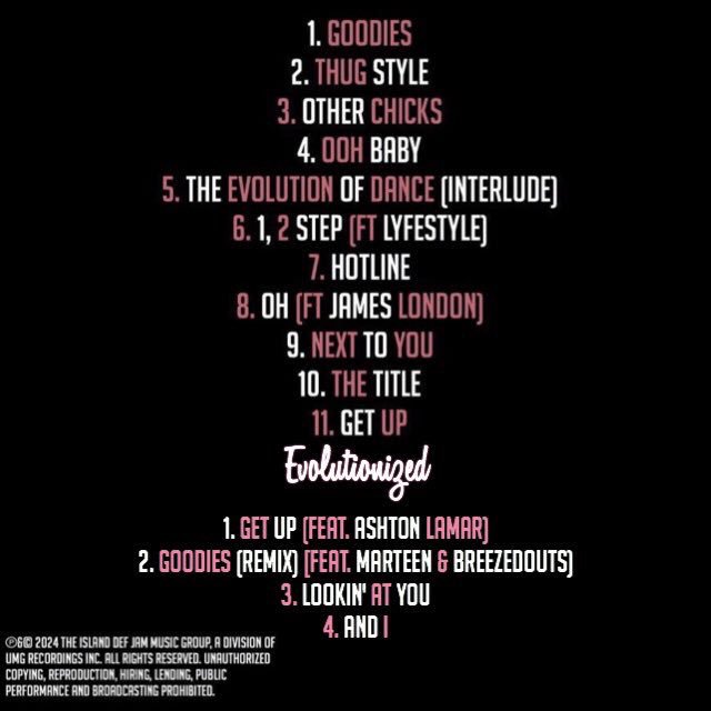 CierraOfficiaI's tweet photo. Evolutionized 👄
Evolution Re-release
out now https://t.co/20XYqoEFb7