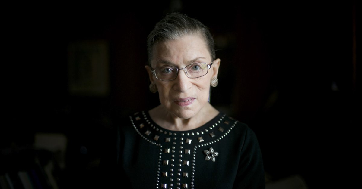 Ruth Bader Ginsburg has been a tireless fighter for women's equality for 40 years. RETWEET if you are thankful she is on the Supreme Court!