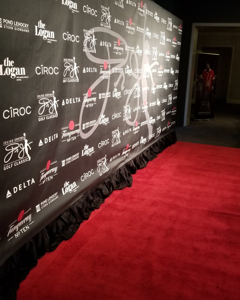 ErvingClassic's tweet photo. #Redcarpet Ready! 2017 #JEGC #ErvingBall #ErvingClassic @TheLoganHotel https://t.co/xkCaIQdD1r
