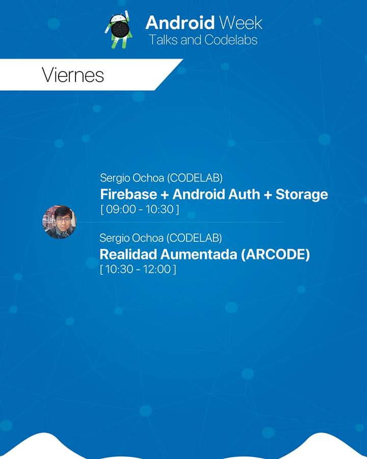 ccbol2020's tweet image. Cronograma #AndroidWeek actividad oficial en #CCBOL2017