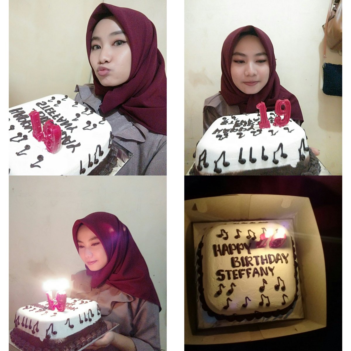 Happy birthday! Yeayy i'm now 19 years old! 😚🙏🎉🎁🎂