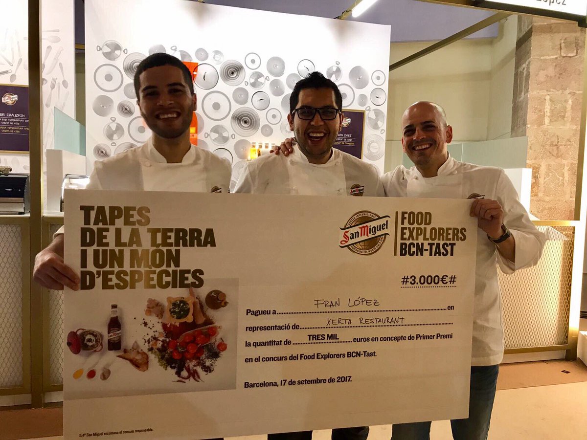 VillaRetiro's tweet photo. Moltes felicitats als nostres companys del @XertaBarcelona després de rebre el primer premi com a millor tapa del #BcnTast 👌

@SanMiguel https://t.co/5UfAdyOZ4d