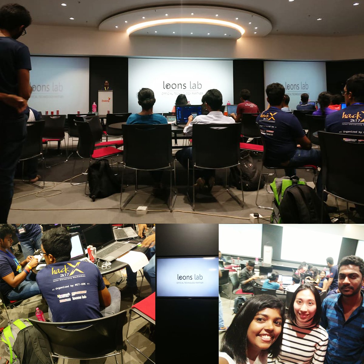 LoonsLab's tweet photo. We are happy to have the opportunity partner up with HackX 2k17, Inter-university Hackathon organized by the students of MIT-UOK, Sri Lanka https://t.co/8AMlxmx1uu