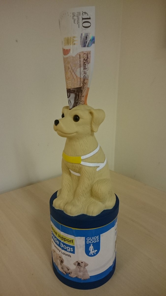 GuideDogsPress's tweet image. Need some #MondayMotivation to donate your #FirstTenner to @guidedogs? It'll pay for a trainee guide dog's eye test! #NewTenPoundNote