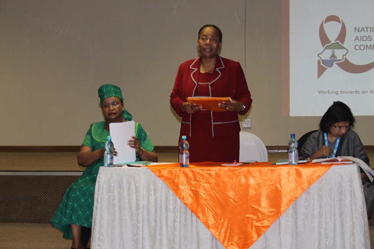 naclesotho's tweet image. Director General MoH: MoH is happy that @naclesotho is here to coordinate prevention. #LesothoHIVPreventionCountryConsultations