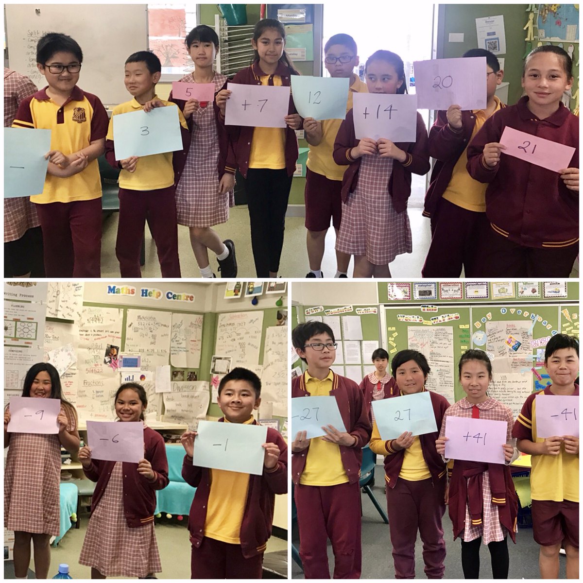 Learning about integers and opposite numbers! #makingmathematicians <a href="/LansvalePS/">Lansvale PS</a> @MarkDiamondLPS