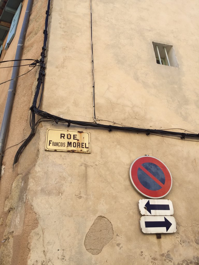 <a href="/morelexplo/">morelexplo</a> Et la Rue François Morel c'est dans le vieux #Pertuis dans le #Vaucluse qu'on la trouve.