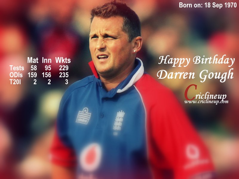 One of the England\s leading strike bowler was born today. Happy Birthday Darren Gough 