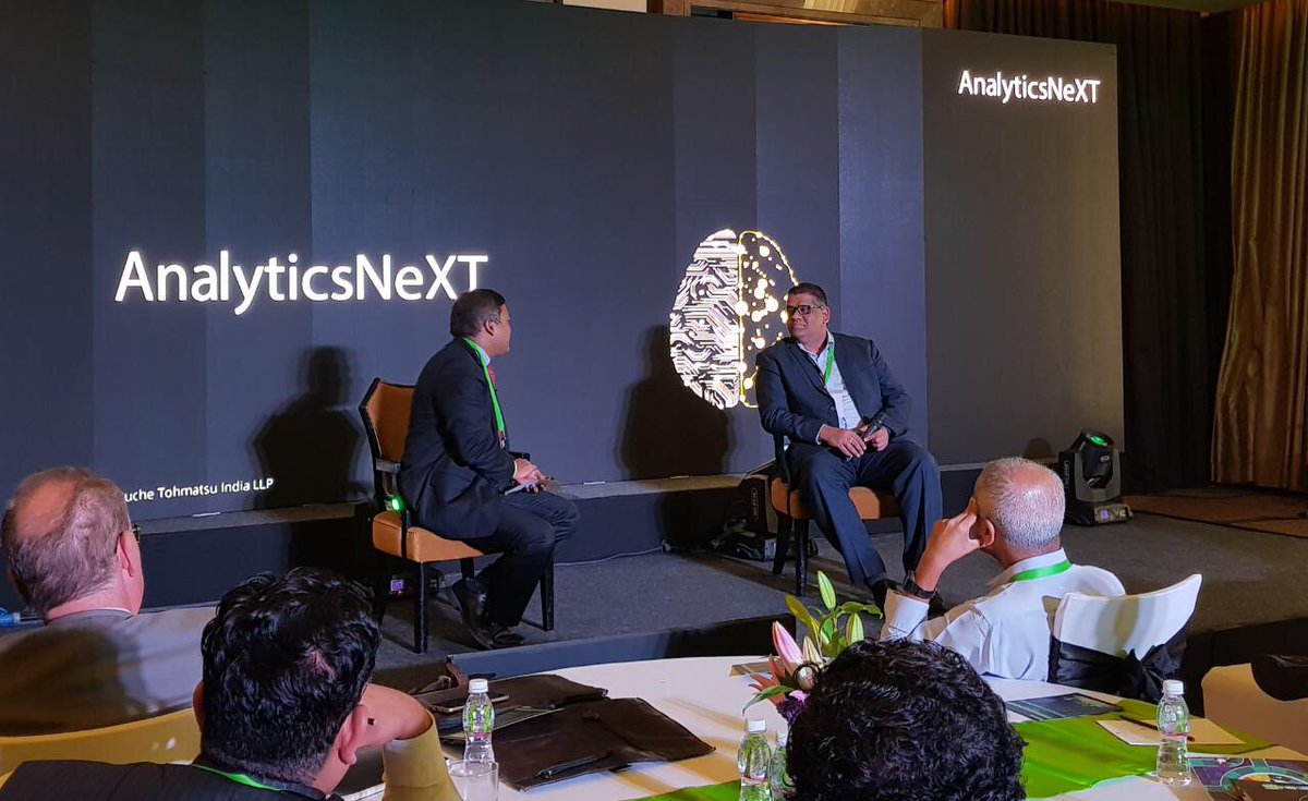 DeloitteIndia's tweet image. @DeloitteIndia expert discusses with an industry leader on transformation through #data and #digitaldelivery. #AnalyticsNeXT