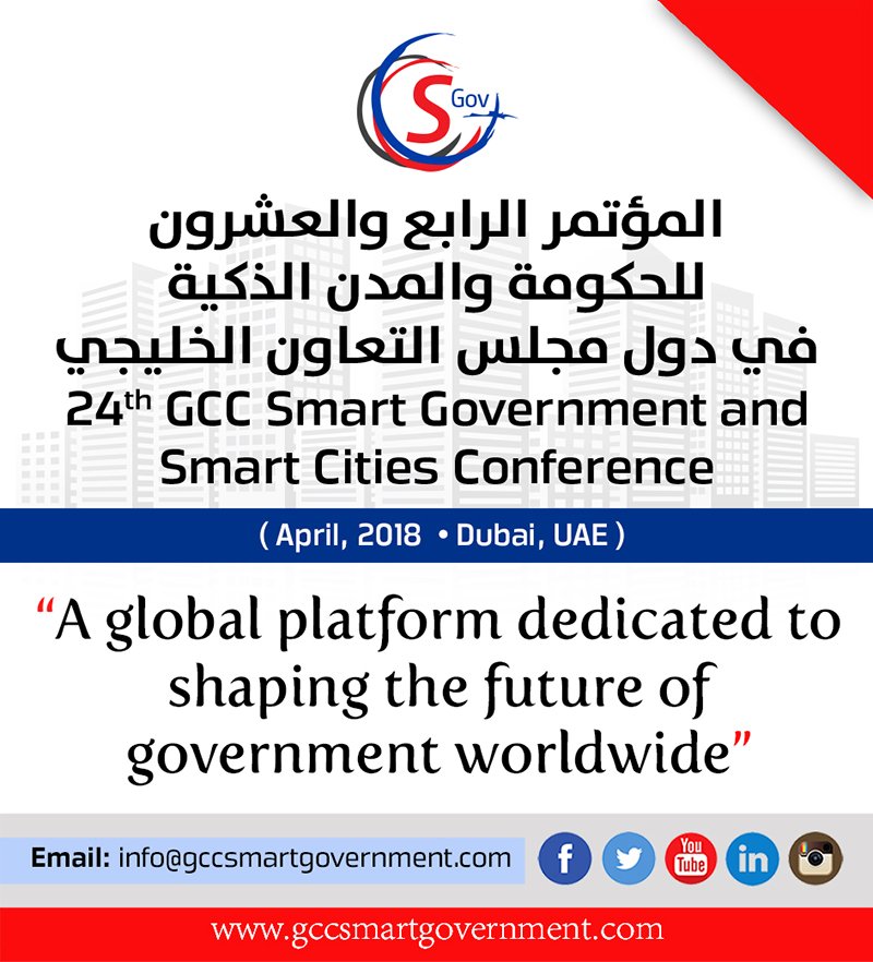 GCCSmartGov's tweet photo. #sGov #24th GCC Smart Government and Smart Cities Conference #Datamatix
#Registration: https://t.co/Fxpty0lx3Z https://t.co/wvxon9IURl