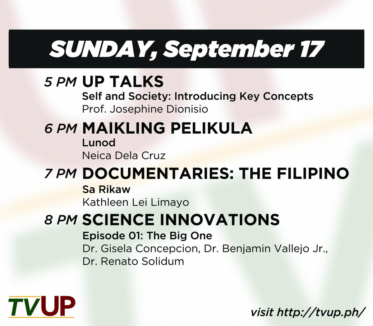 TVUP tweet media