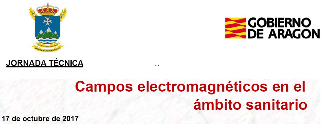 ISSLA_Aragon's tweet image. 17 Oct. Jornada #Campos #electromagnéticos en el ámbito sanitario. Hospital de la Defensa de Zaragoza: goo.gl/YMwJTd