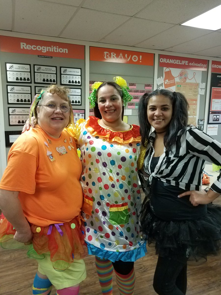 Jennifer,Ry and I at Home Depot store 6688 store party. Our store ROCK'S 🤡🤡🤡