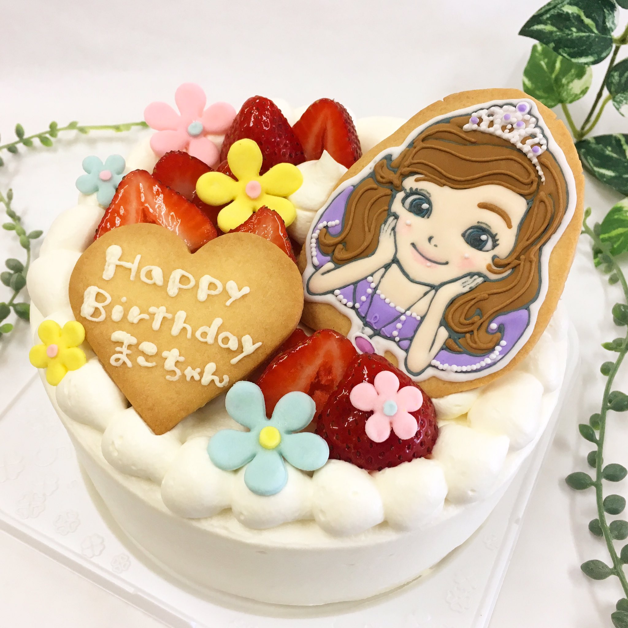 サン ヴェルジェ Na Twitteri プリンセスソフィアのアイシングクッキー お花に囲まれてとっても可愛いケーキです ありがとうございました Saintverger サンヴェルジェ キャラクターケーキ アイシングクッキー プリンセスソフィア ソフィアケーキ