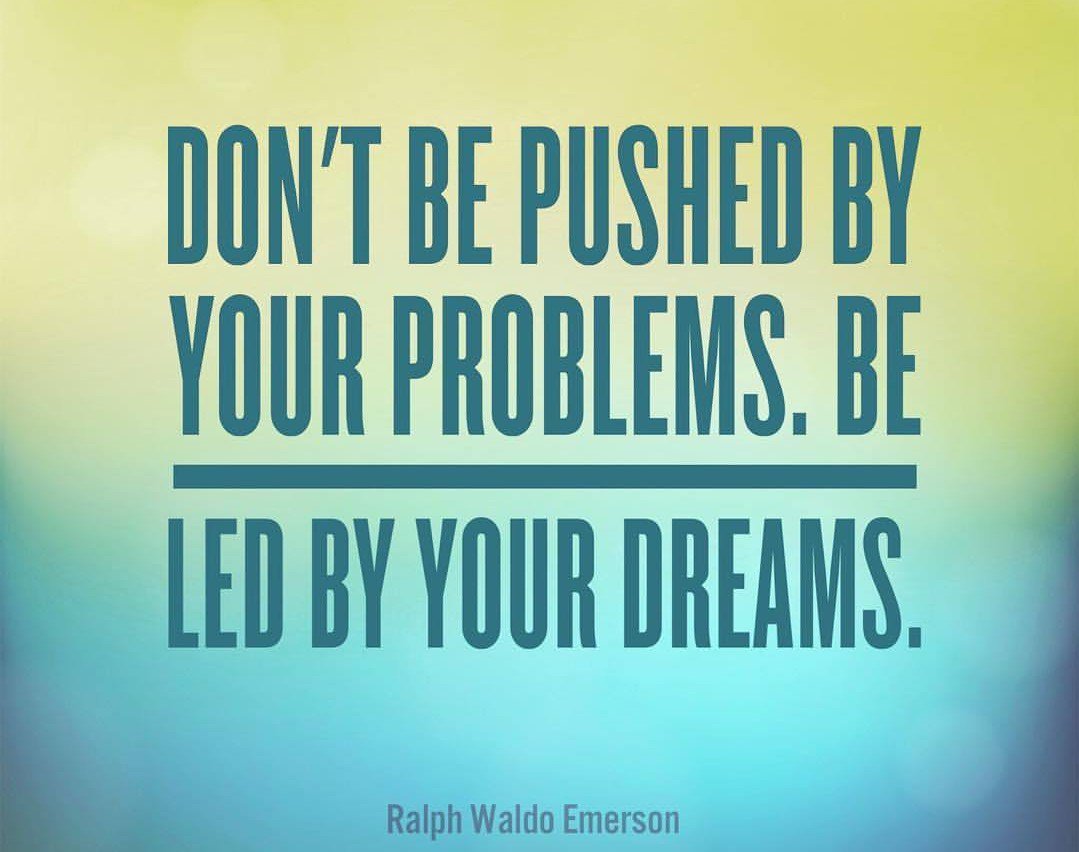 CabSaaS's tweet photo. Don't be pushed by your problems. Be led by your dreams.
#business #MondayMotivation https://t.co/4ahQKT0S92