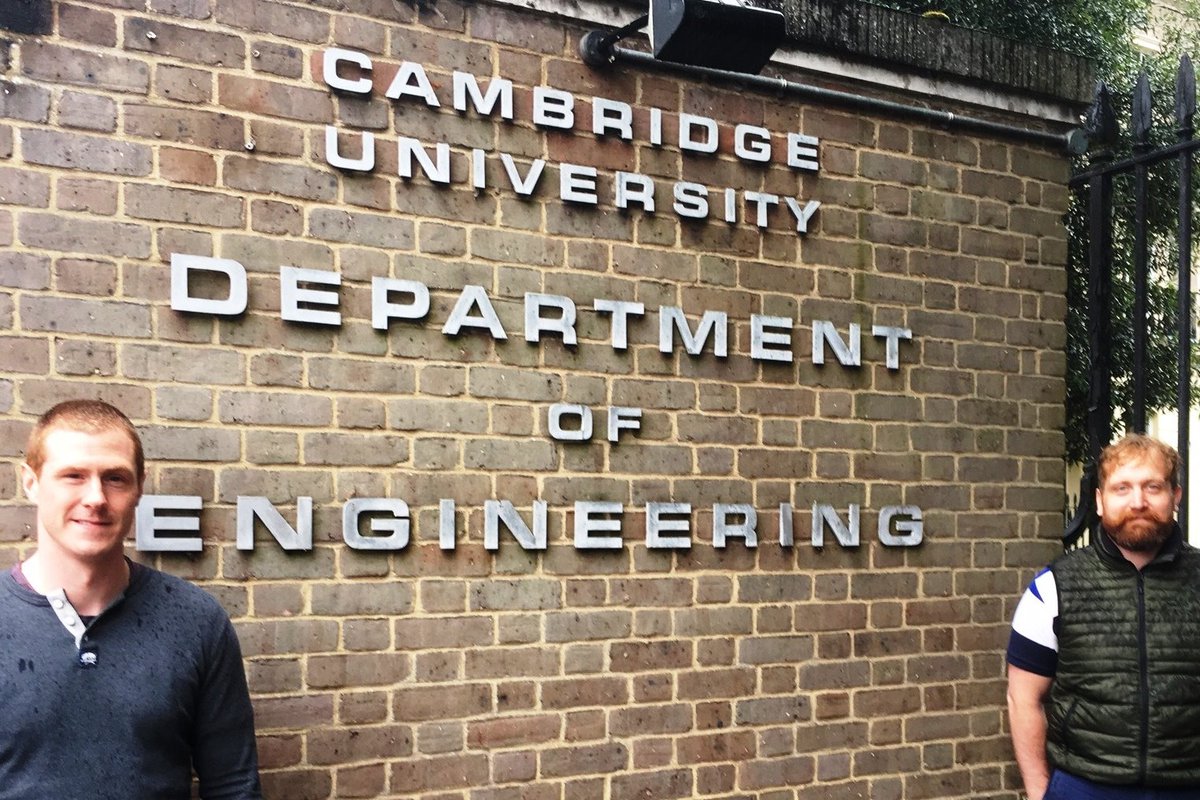 Great to catch up with @WSP_UK sponsored students Michael and Gareth on the <a href="/IDBE_Cambridge/">IDBE</a> masters course on Friday. More on LinkedIn soon!