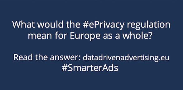 IABEurope's tweet photo. [Q&amp;A] What would the #ePrivacy Regulation for Europe as a whole? Read the answer #SmarterAds: https://t.co/SoDf107rna https://t.co/Td4vDkdaGm