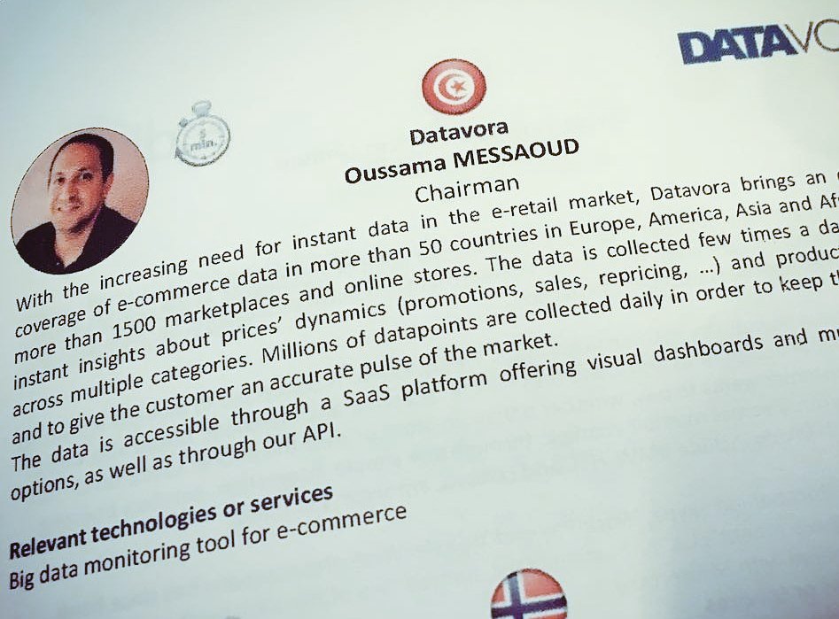 DatavoraCom's tweet photo. .@omessaoud représente #Datavora au #retail #eCommerce #tech #meeting organisé par #Paris Région #Entreprise. #Startup #startuplife https://t.co/hMAK5XDoK7