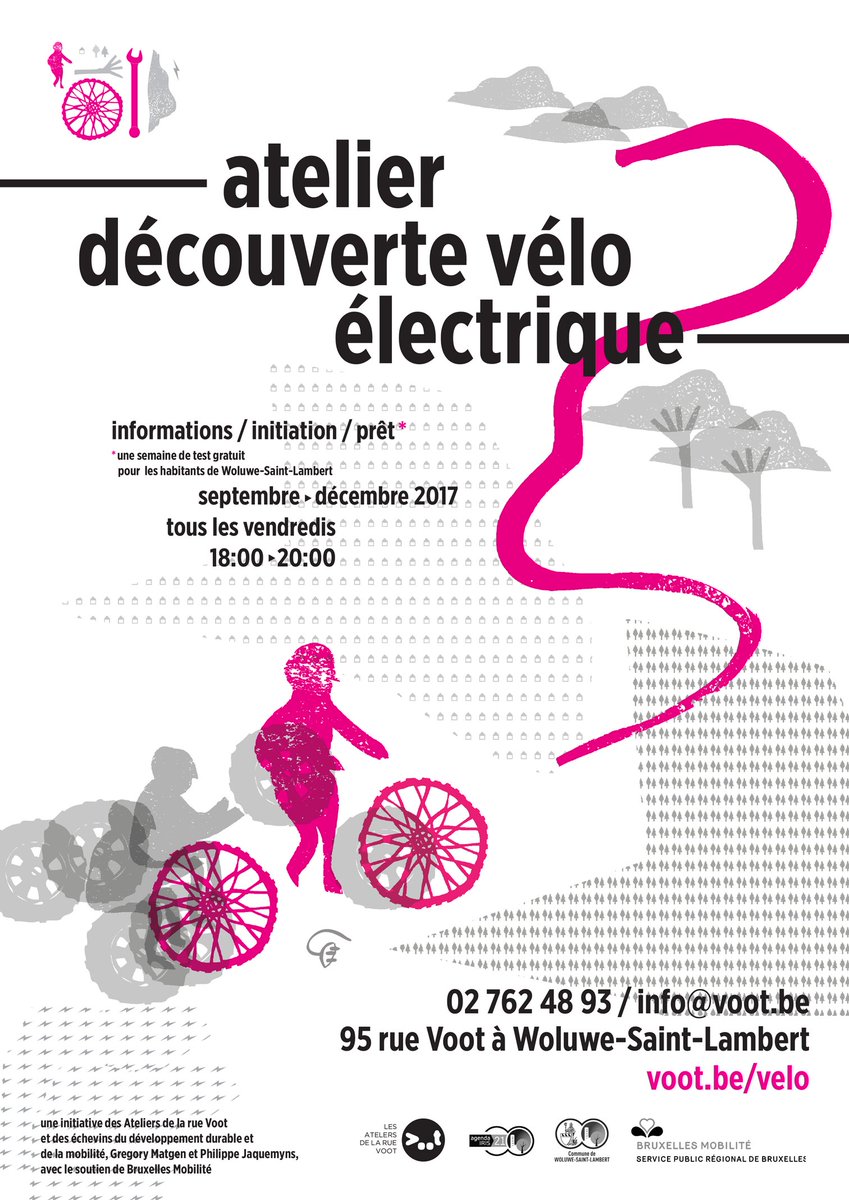 Nouveau <a href="/velovoot/">velovoot</a>. Un atelier découverte du #véloélectrique. Tous les vendredis de 18h à 20h facebook.com/velovoot/