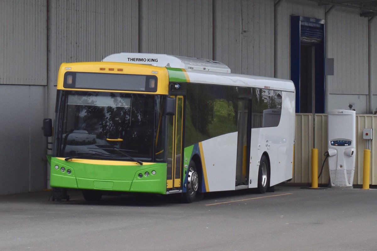 cjsheldon2012's tweet image. @AdelaideMetroSA #electric #Bustech sitting at the ZF Lemforder factory at Edinburgh, waiting to be delivered to Torrens Transit.