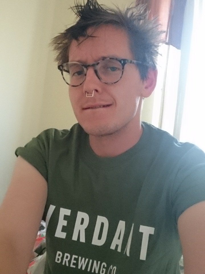 I feel so handsome today <a href="/VerdantBrew/">Verdant Brewing Co 🍻</a>