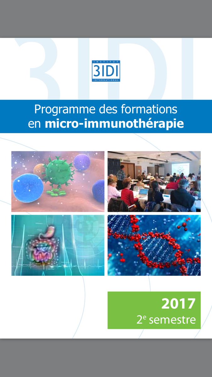 microimmuno_fr's tweet photo. Apprendre à traiter le terrain #immunitaire de ses #patients : formez-vous à la #microimmuno le 30/09/17 à #Paris
https://t.co/Hz3wtj3shX https://t.co/TMRDnq2pfi