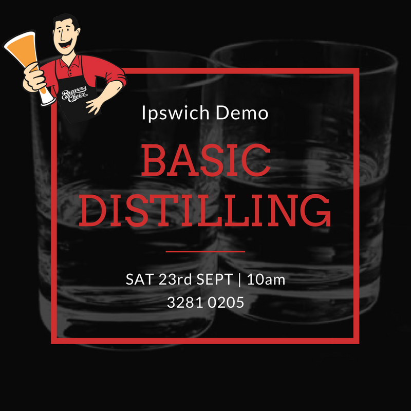 BrewersChoice's tweet photo. Join Ipswich this month to learn the basics when it comes to distilling! 

Call Graeme on 3281 0205 to book in for a great day! https://t.co/jU8dpajgde