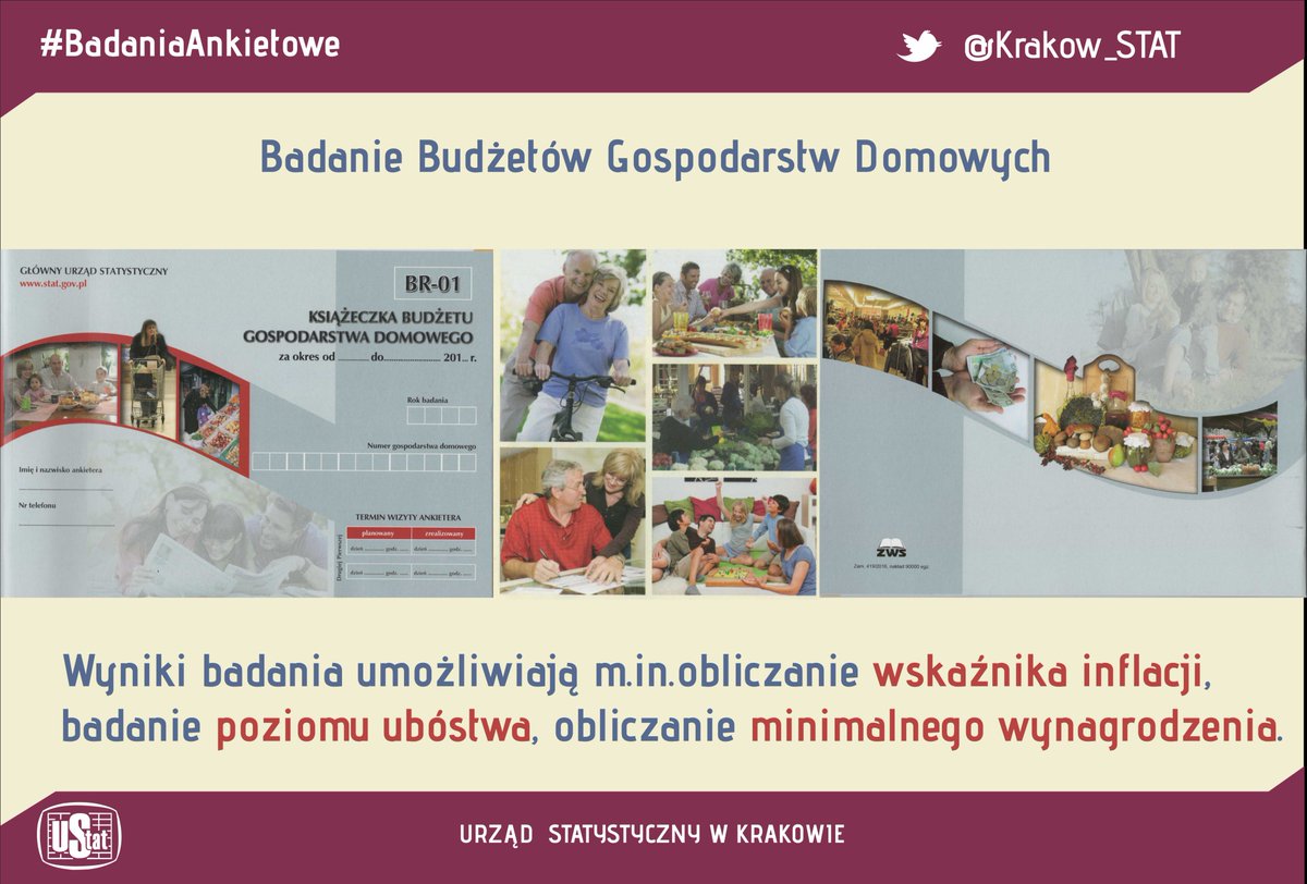 Krakow_STAT's tweet photo. #BBGD - dane dot. wydatków i dochodów gospodarstw domowych w ciągu miesiąca. W każdym miesiącu kto inny ma szansę zostać wylosowanym! 😀😀😀 https://t.co/fY7II1KoMT