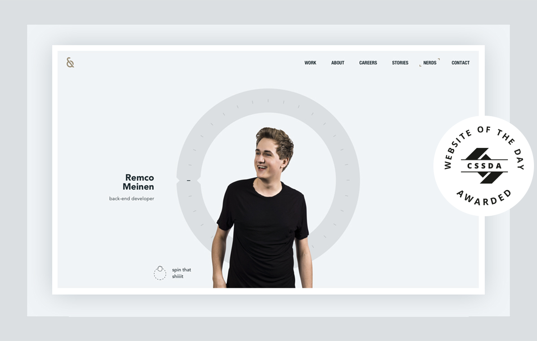 CSS Design Awards (@cssdesignawards) on Twitter photo Website Of The Day is Nerds & Company
bit.ly/2xrkhqF
by Nerds & Company <a href="/NerdsAndCompany/">Nerds & Company</a>
#webdesign #webdev Website Of The Day is Nerds & Company
bit.ly/2xrkhqF
by Nerds & Company <a href="/NerdsAndCompany/">Nerds & Company</a>
#webdesign #webdev