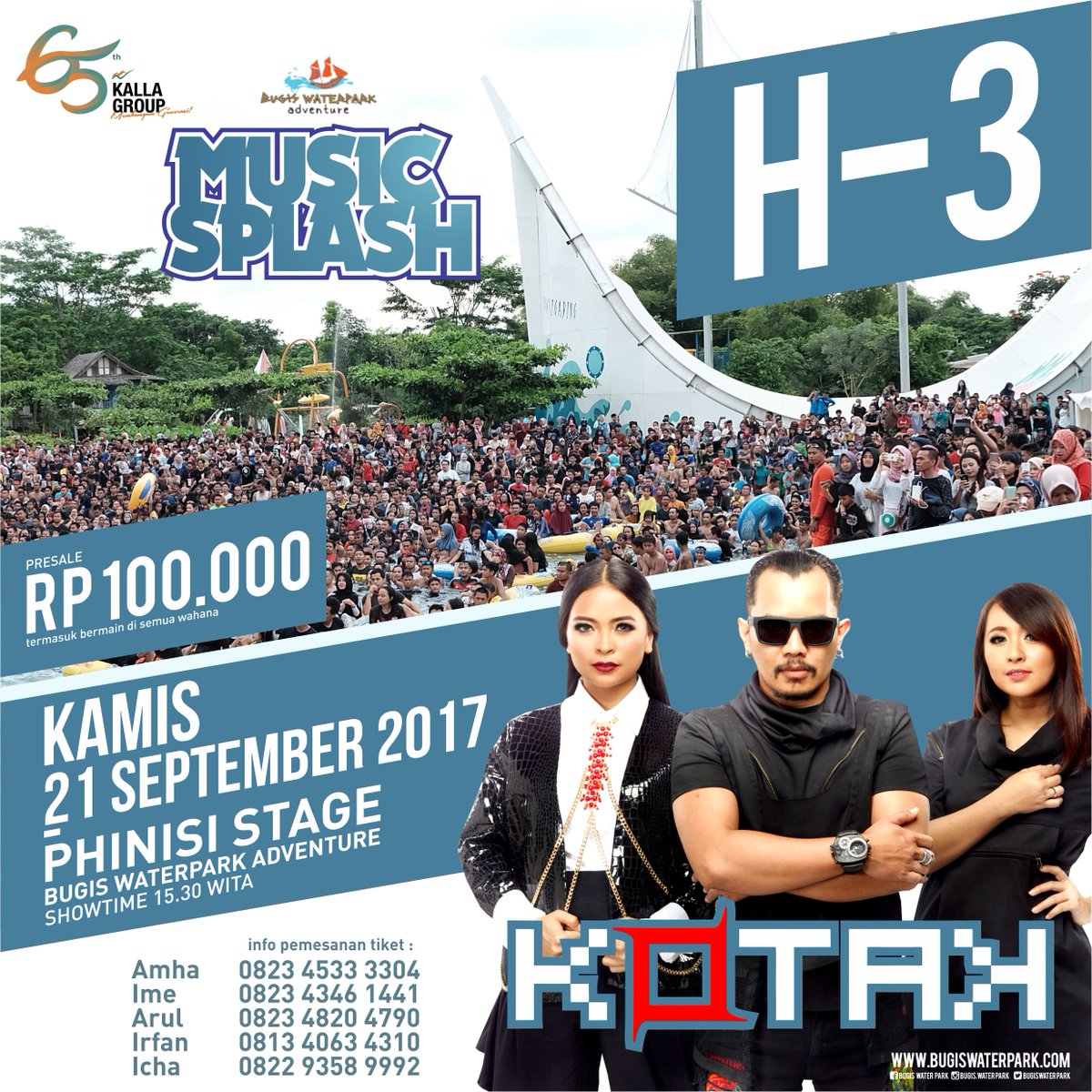 Siap2 merapat ya kerabat ke <a href="/BugisWaterpark/">BugisWaterpark</a> kita beraksi bersama Kotak kita basah2annnn