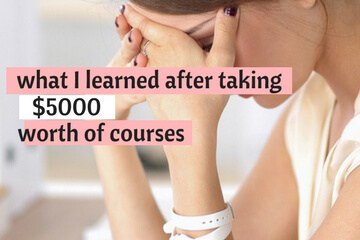 What I Learned From Taking $5000 Worth Of Online Courses weirdhacks.com/lessons-course…