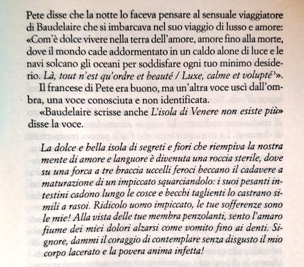 ScrivoArte's tweet photo. Una bellissima citazione di #Baudelaire inserita nel libro #Philomena di #Sixsmith. https://t.co/RXNPUANFL2