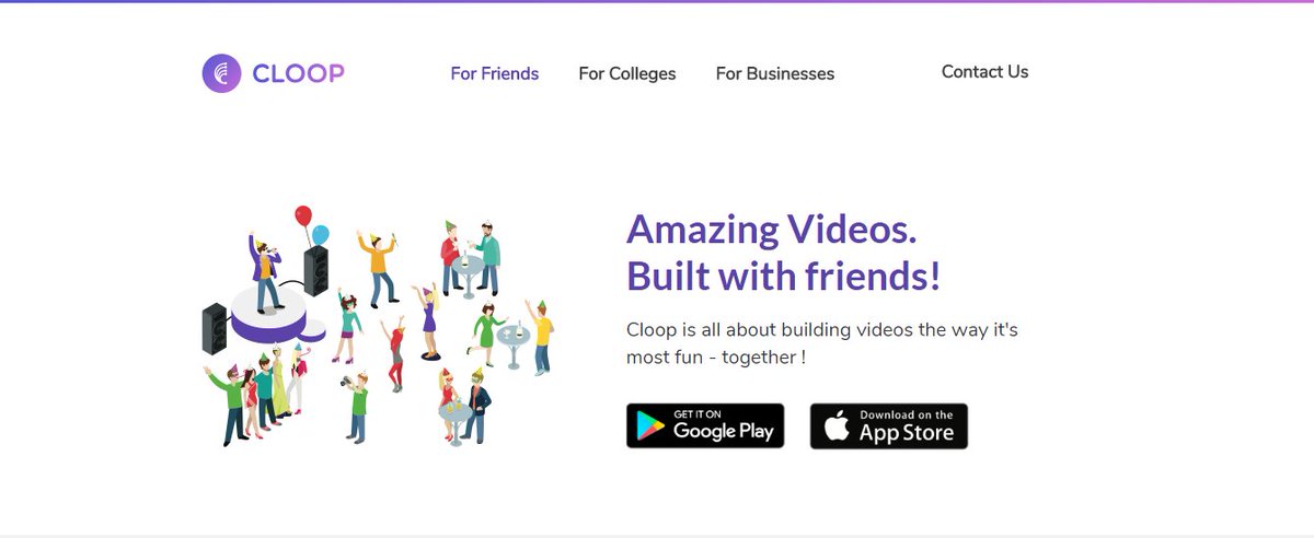 Cloopapp's tweet image. It&apos;s here! Our new website. Check it out -- cloop.io. 
Refreshed &amp;amp; revamped. Popular videos created by our users.
#Website