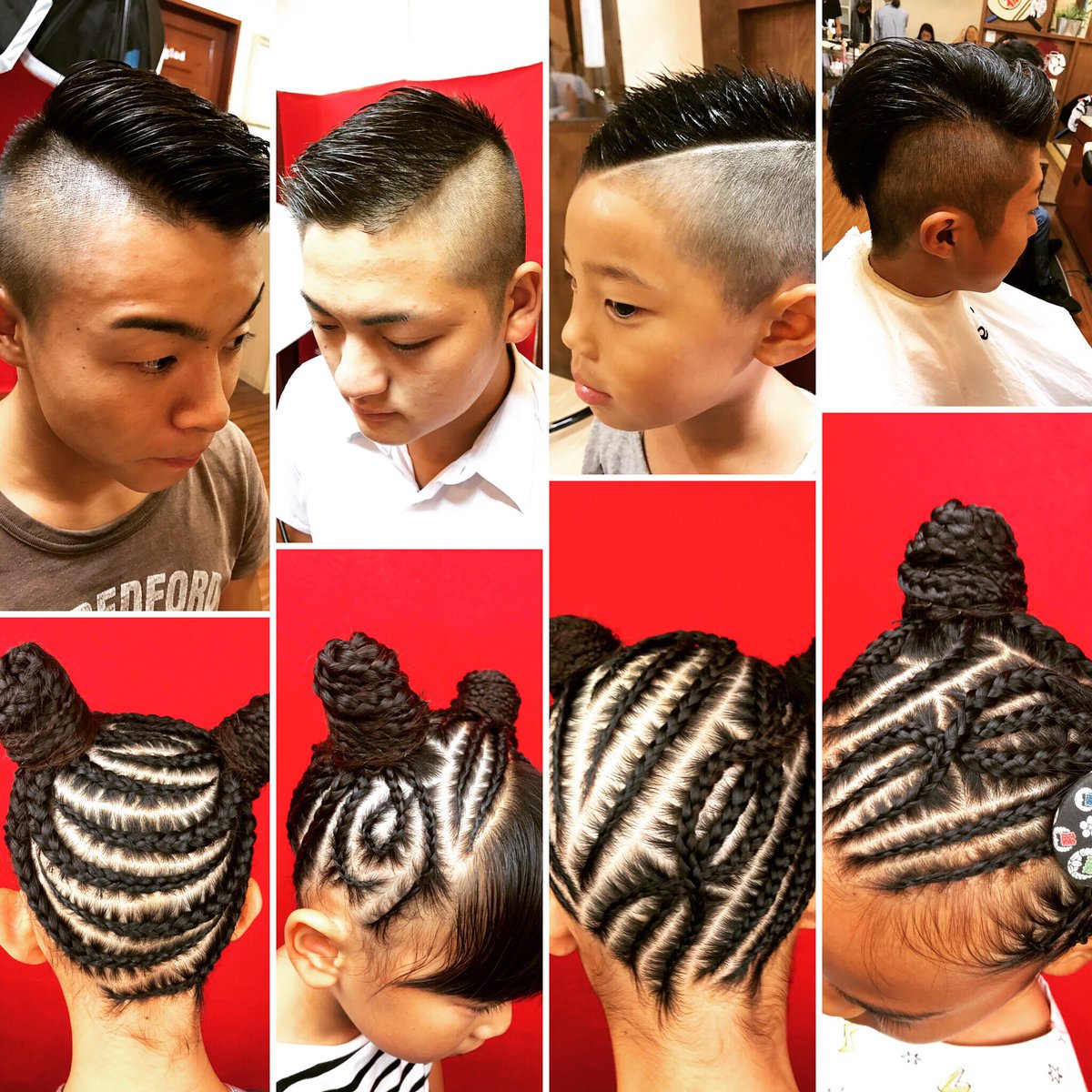 アンズグラッド 今年の岸和田祭りの だんじり編み込みヘア 震災狩り 祭りヘア ご来店ありがとうございました M M 岸和田市 だんじり 祭り 編み込み コーンロウ 美容室 美容師 貝塚市 久保町 アンズグラッド