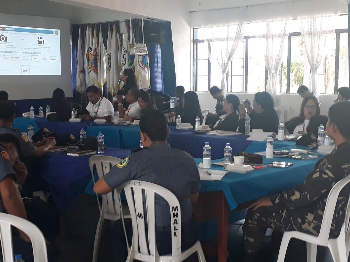 COMELECviga's tweet photo. @PESCatanduanes just  conducted Provincial Joint Security Control Center meeting at CAMP FRANCISCO CAMACHO in prep for #BSKE2017 https://t.co/g3i6iuROeQ