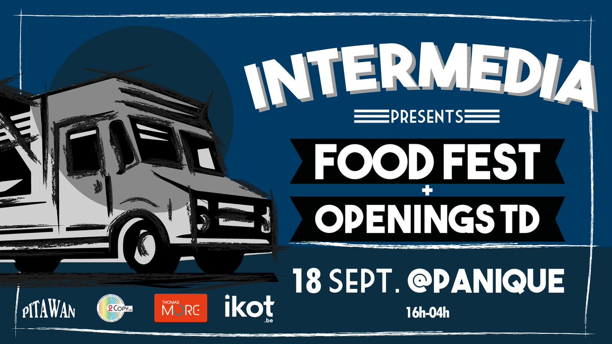 Het academiejaar in Mechelen goed inzetten? Dat doe je straks vanaf 16u op Intermedia's Food Fest &amp; Openings TD 🎉 facebook.com/Hoogstudentenv…