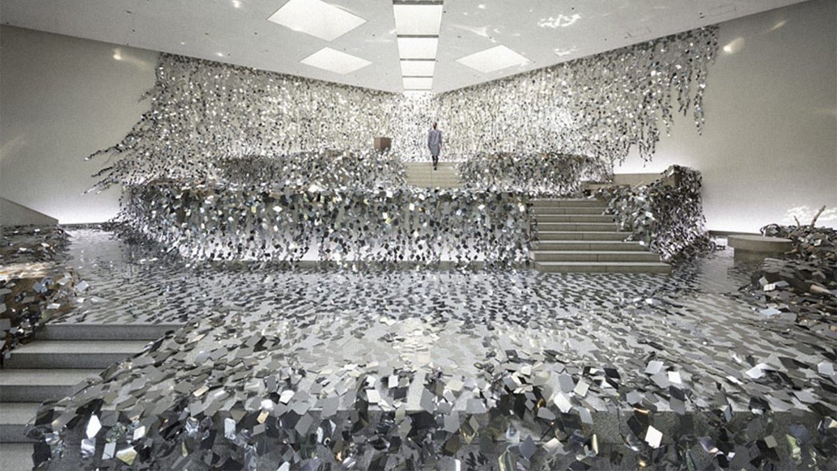 2,000 mirrors transform this Noguchi plaza into a glittering wonderland buff.ly/2yhWOGs