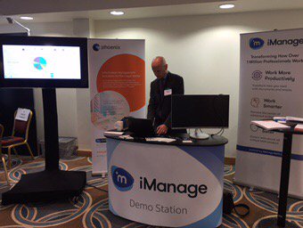 <a href="/phoenixbs/">PhoenixBS</a> ft. <a href="/imanageinc/">iManage</a> prepared and ready to greet our loyal client base at the Alternative IT Event in Oxford.