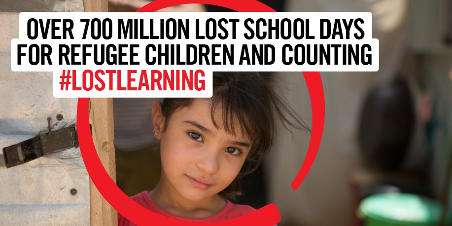 save_children's tweet image. Don’t let refugee children miss another day of school! World leaders must deliver on promise to give them an education #LostLearning #UNGA