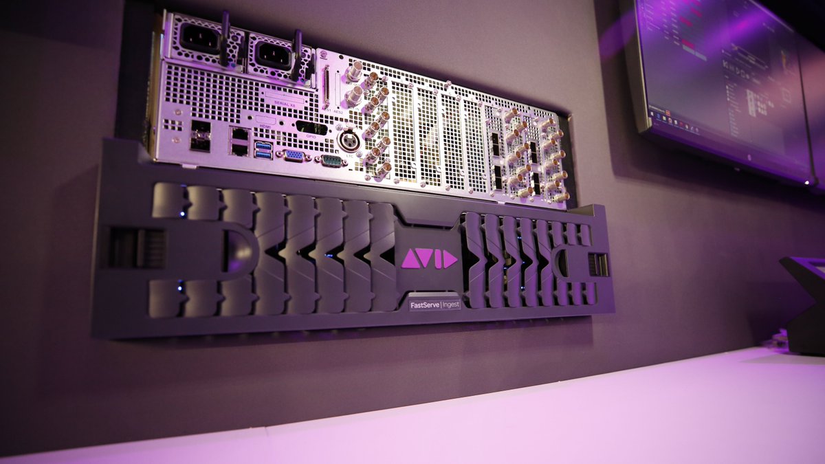 Avid's tweet photo. Future proof your live workflow with @Avid FastServe | Ingest, Playout and Live Edit. Visit #Avid at Booth 7.J20, #IBCShow. #IBC2017 #server https://t.co/fAandudKdd