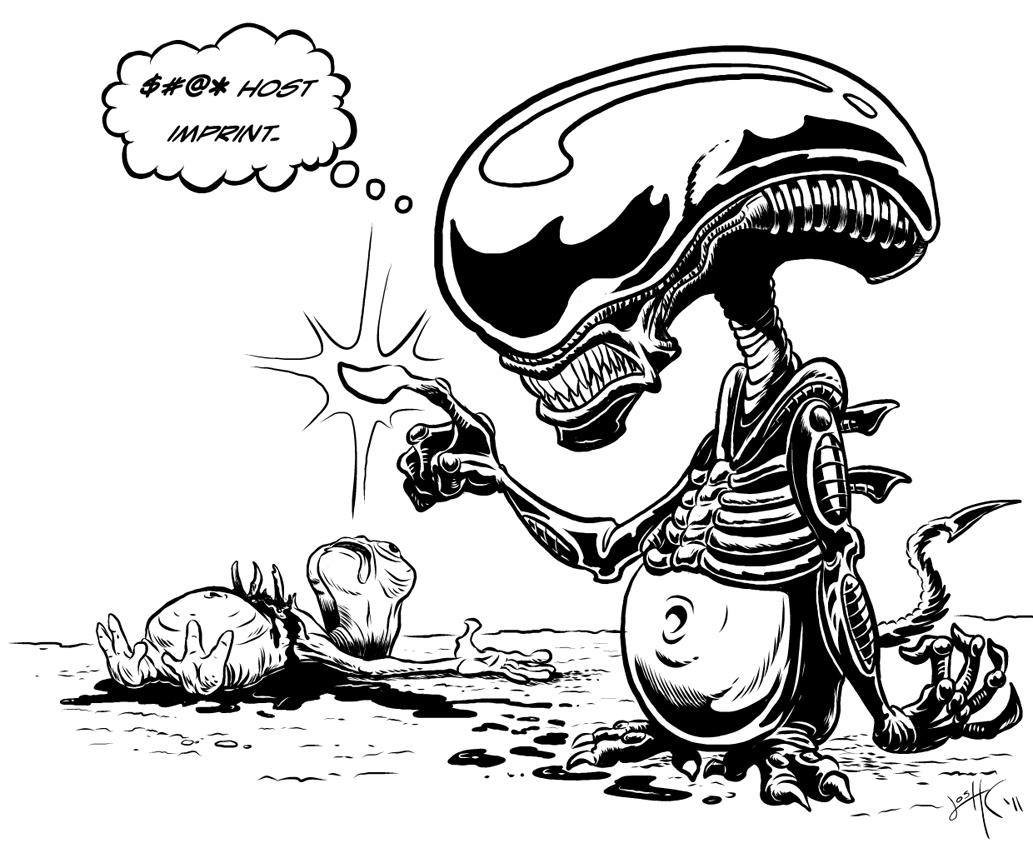 thehorrorland's tweet photo. This is what happens when yo drop Alien eggs on E.T's home planet.... #horror #scifi #mixemup https://t.co/CMDwTvgkF3