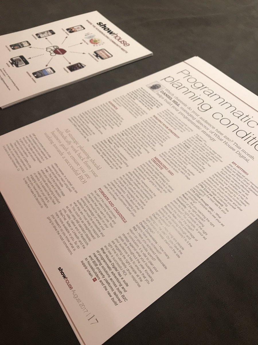 What_House's tweet image. Have you thought about #ProgrammaticMarketing? Our #Programmatic101 workshop is about to start in #London