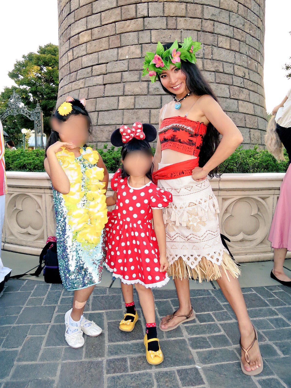 ディズニー ハロウィン コスチューム モアナ 仮装 コスプレ Dハロ 100