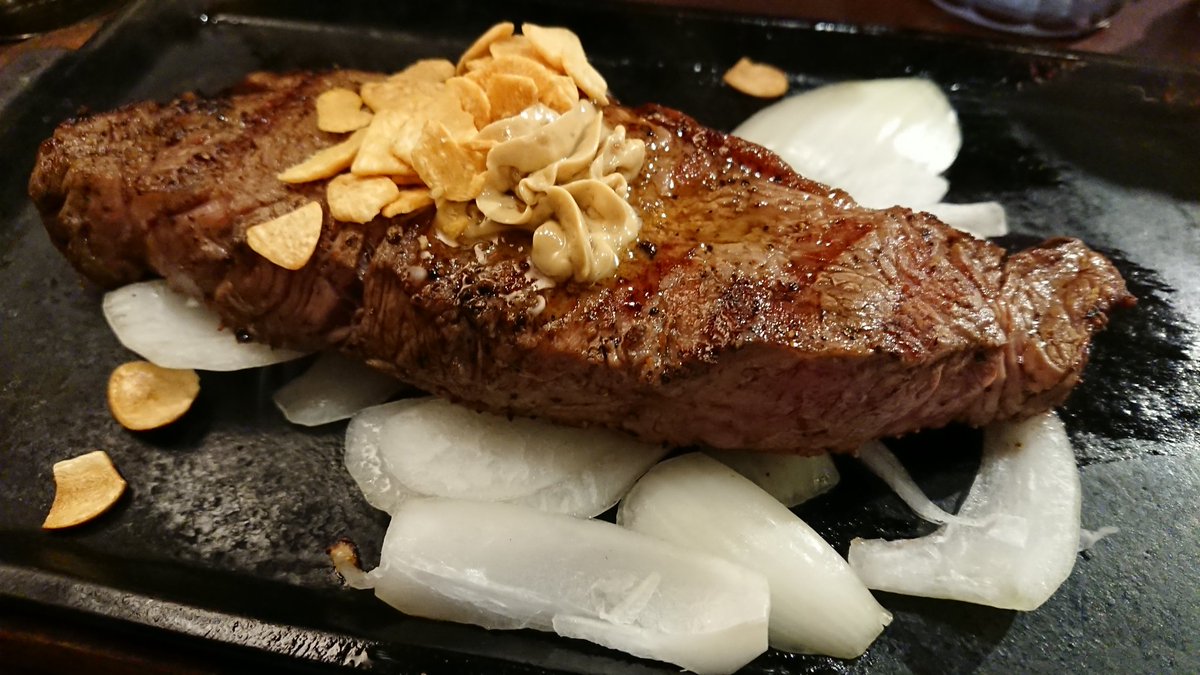 hysk1969's tweet photo. 連休明けを乗り切るためにエネルギー補給。
後1g少なければ・・・
#いきなりステーキ 
#アンガスサーロイン
#202g
#5556g https://t.co/NA9eFD0pCL